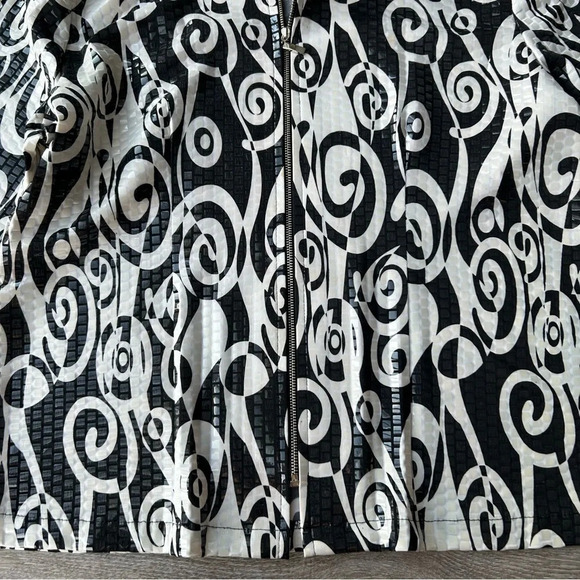 Misook Paisley Print Sequin Evening Zip Jacket - Picture 8 of 16